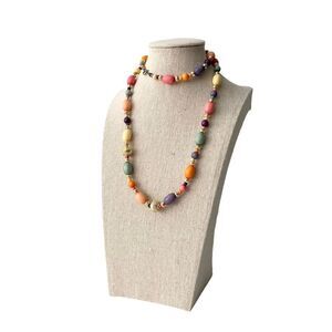 Boho Long Beaded Multicolor Necklace